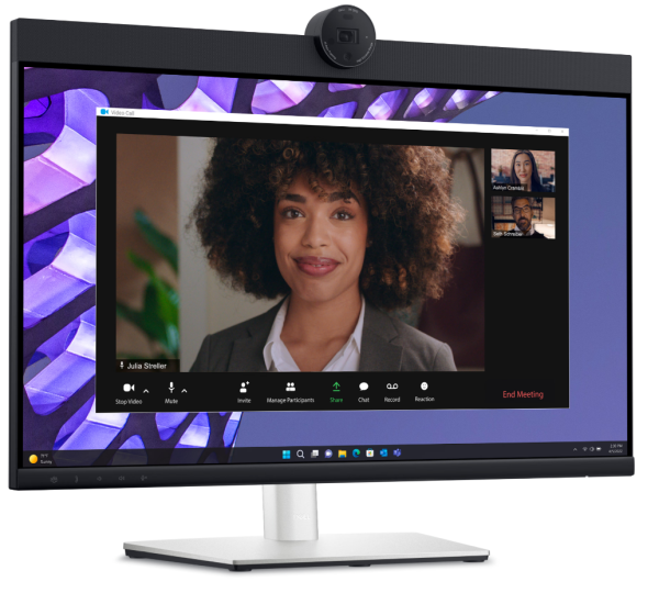 Dell 24 Video Conferencing Monitor - P2424HEB, 60.47cm (23.8")/FullHD (1920 x 1080) at 60 Hz/IPS/16:9/250 cd/m2/1000:1/AG/4MP RGB+IR 2K camera/3Yr w 6 07 6144d424 97fa 11ee 8929 00155d4b0b03