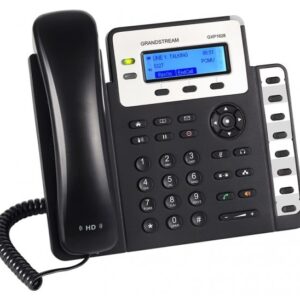 Grandstream GXP1628, Small-Medium Business HD IP Phone,2 line keys with dual-color LED,dual switched10/100/1000 Ethernet ports, HD (with power supply)