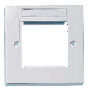 Surface Box UK 1G 28mm, White
