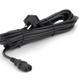 Europe 10A PDU AC Power Cable,2.0m,3*0.75mm^2,Black, C14-250V10ASM,H05RR-F 3*0.75mm^2B, C15-250V10ASF