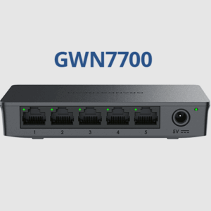 Grandstream GWN7700, Unmanaged Network Switches, 5-ports Gigabit Ethernet, Desktop, wall-mount