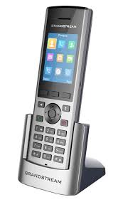 Grandstream DP730, Wireless DECT Phone, 5 Phones per BS, Colour Display, With cgarger and Power Supply