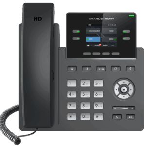 Grandstream GRP2612W, Carrier-Grade IP Phones, 2+2  line keys, 2 SIP accounts, 16 Digital BLF and Speed Dial keys, HD, Wi-Fi