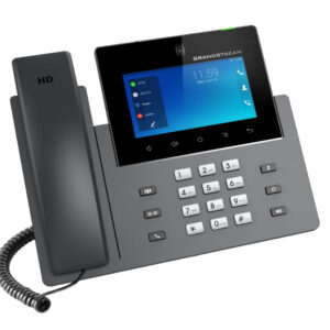 Grandstream GXV3350, IP Multimedia Video Phone, 5" capasitive touch screen color LCD (1280x720), 1 M CMOS camera,Dual 100M/1000M Ethernet PoE/PoE+