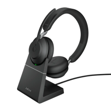 Jabra Evolve2 65, Link380a MS Stereo Stand Black