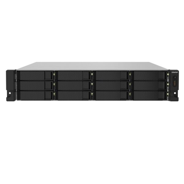 12-Bay AL324 quad-core 1.7 GHz rackmount NAS with 250W redundant PSU, 4GB DDR4 UDIMM RAM (max 16GB), SATA 6Gb/s, 2x 10GbE SFP+, 2x 2.5GbE, 1x PCIe Gen 1 02 e1773836 41fc 11ec 8724 00155d027310