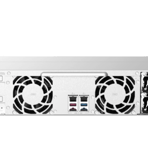12-bay rackmount NAS, AMD Ryzen V1000 series V1500B 4C/8T 2.2GHz, 8GB DDR4 RAM (2 x UDIMM slots, max. 64GB), 2 x 2.5GbE LAN, optional 10GbE & M.2 NVMe 7 12-bay rackmount NAS, AMD Ryzen V1000 series V1500B 4C/8T 2.2GHz, 8GB DDR4 RAM (2 x UDIMM slots, max. 64GB), 2 x 2.5GbE LAN, optional 10GbE & M.2 NVMe - Image 3