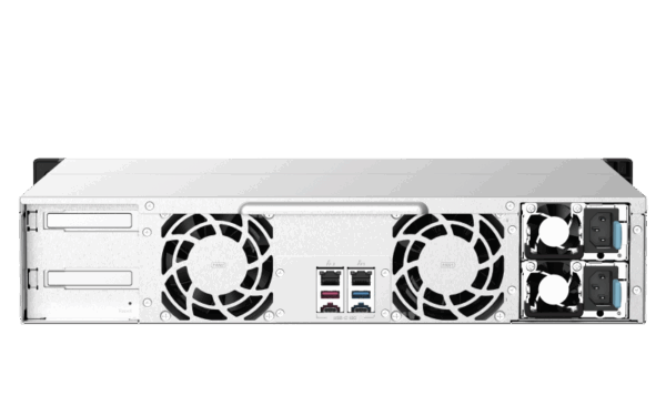 12-bay rackmount NAS, AMD Ryzen V1000 series V1500B 4C/8T 2.2GHz, 8GB DDR4 RAM (2 x UDIMM slots, max. 64GB), 2 x 2.5GbE LAN, optional 10GbE & M.2 NVMe 2 03 97755af1 0cc8 11ed 87c9 00155da1d80e
