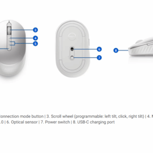 Dell Premier Rechargeable Wireless Mouse - MS7421W - Image 3