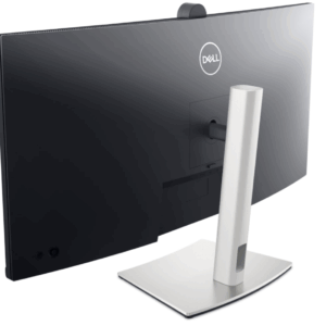 Dell 34" Curved Monitor P3424WEB, IPS WQHD 3440x1440, 3800R, 21:9, 300cd/m, 5ms, HDMI, DP, USB-C PD, 1 x RJ45, 4xUSB, Cam&Mic, Black, 3YrW - Image 5