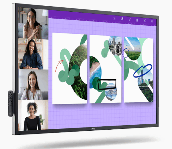 Dell 55 4K Interactive Touch Monitor - P5524QT - 138,8cm (54.64")/War 3Yr 4 05 f82cadec 2f8e 11ef 89ac 00155d4b0b03