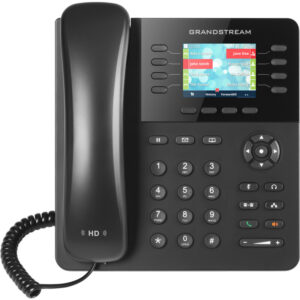 Grandstream GXP2135, 8-line, Enterprise HD IP Phone, Bluetooth, 320x240 TFT color LCD, dual GigE ports with 802.3af PoE, (with power supply)