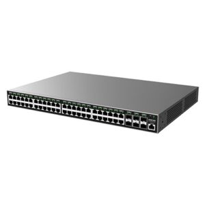 Grandstream GWN7806P, Layer 2+ Managed Network Switch, 48x GbE RJ45 PoE 802.3 af/at, up to 30W per port, 360W total power budget, 6x SFP+, stackable 8 Grandstream GWN7806P, Layer 2+ Managed Network Switch, 48x GbE RJ45 PoE 802.3 af/at, up to 30W per port, 360W total power budget, 6x SFP+, stackable - Image 2