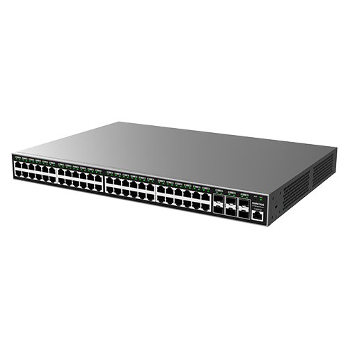 Grandstream GWN7806P, Layer 2+ Managed Network Switch, 48x GbE RJ45 PoE 802.3 af/at, up to 30W per port, 360W total power budget, 6x SFP+, stackable 1 02 1c5a209e 61dd 11ee 88fa 00155d4b0b03