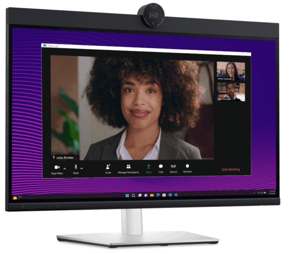 Dell 27 Video Conferencing Monitor - P2724DEB, 68.47cm (27.0")/QHD (2560 x 1440) at 60 Hz/IPS/16:9/350 cd/m2/1000:1/AG/4MP RGB+IR 2K camera/3Yr w 1 02 c7f31264 b448 11ee 8941 00155d4b0b03