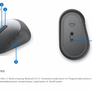 Dell Multi-Device Wireless Mouse - MS5320W - Image 6