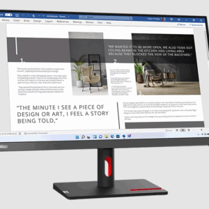 Lenovo ThinkVision S27i-30 27'FHD IPS, 4ms, 100Hz, 300 nits, 1300:1, 2x HDMI, VGA, 3Y 1 Lenovo ThinkVision S27i-30 27'FHD IPS, 4ms, 100Hz, 300 nits, 1300:1, 2x HDMI, VGA, 3Y - Image 1