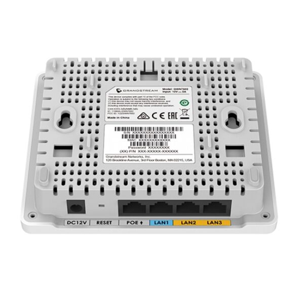 Grandstream GWN7604, Indoor AX3000 Wi-Fi 6 Access Point, 2x2:2 2.4G, 3x3:2 5G, 1x GbE PoE, 2x GbE with PSE, 1x GbE, up to 100m coverage 5 06 79f5239a ee99 11ef 8a49 00155d4b0b03