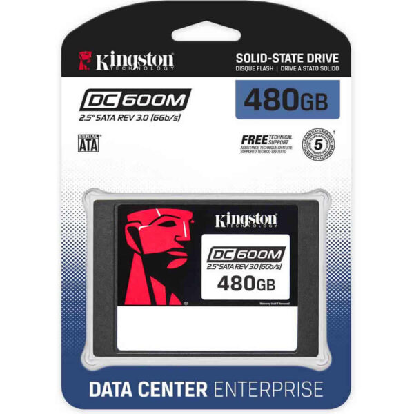 Kingston 3840G DC600M (Mixed-Use) 2.5" Enterprise SATA SSD 1 502496