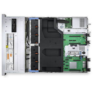 Dell PowerEdge R760xs/ Chassis with up to 12 x 3.5'' Hot Plug Hard Drives/ 1x Intel Xeon Silver 4514Y 2G, 16C/32T, 16GT/s, 30M Cache, Turbo, HT (150W) DDR5-4400/ 1x 32GB RDIMM, 5600MT/s, Dual Rank/ 1x 480GB SSD SATA Read Intensive 6Gbps 512 2.5in Hot-plug AG Drive,3.5in HYB CARR, 1 DWPD/ PERC H755 Raid Controller, 8GB NV Flash Backed Cache/ Broadcom 5720 Dual Port 1Gb On-Board LOM/ PowerEdge 2U Standard Bezel/ iDRAC9, Enterprise 16G/Riser Config 0, No Riser, 1x16 + 1x8 (1 CPU)/ 2x C13 to C14, PDU Style, 10 AMP, 6.5 Feet (2m), Power Cord/ Dual, (1+1) Redundant, Hot-Plug Power Supply, 800W MM (100-240Vac))/ ReadyRails Sliding Rails Without Cable Management Arm (B21)/ Trusted Platform Module 2.0 V5/ 3YW NBD - Image 3