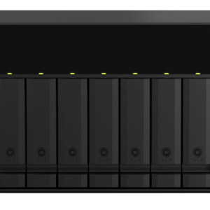 8-bay NAS, AMD Ryzen V1000 series V1500B 4C/8T 2.2GHz, 8GB DDR4 RAM (2 x SODIMM slots, max. 64GB, optional ECC RAM support), 8x SATA 6Gb/s bays, 2x M.2 NVMe PCIe Gen3 SSD slots, 2 x 2.5GbE LAN, optional 10GbE, 2x PCIe 3.0 x 4 slots, USB 3.2 Gen2 Type-A & USB 3.2 Gen1 Type-C ports - Image 3