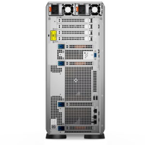Dell PowerEdge T560/ Chassis with up to 8 x 3.5'' Hot Plug Hard Drives/ 1x Intel Xeon Silver 4510 2.4G, 12C/24T, 16GT/s, 30M Cache, Turbo, HT (150W) DDR5-4400/ 1x 32GB RDIMM, 5600MT/s, Dual Rank/ 1x 480GB SSD SATA Read Intensive 6Gbps 512 2.5in Hot-plug AG Drive,3.5in HYB CARR, 1 DWPD/ PERC H755 Raid Controller, 8GB NV Flash Backed Cache/ Broadcom 5720 Dual Port 1Gb On-Board LOM/ Parallax Security Bezel, Two Layer Door/ iDRAC9, Enterprise 16G/ Riser Config0, No PCIe Riser, 1 CPU/ 2x C13 to C14, PDU Style, 10 AMP, 6.5 Feet (2m), Power Cord/ Dual, Hot-Plug, Power Supply, (1+1) 700W MM HLAC Titanium, Redundant / Trusted Platform Module 2.0 V6/ 3YW NBD - Image 4