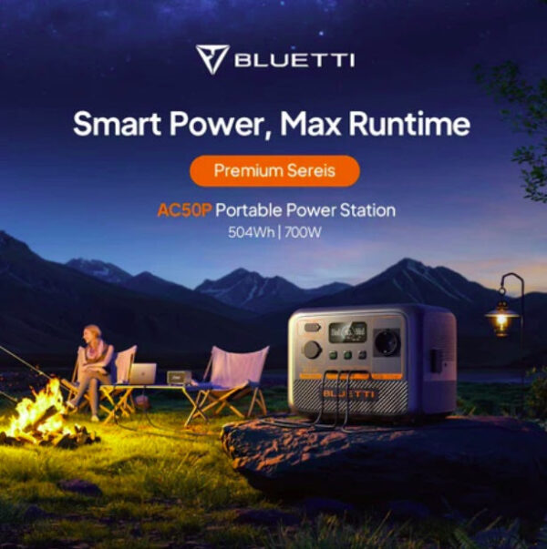 Bluetti AC50P Portable Power Station | 700W 504Wh 14 1 ef3546bb be84 46b1 80cc ad5e938cf4dc