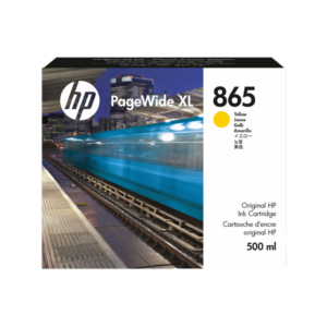 HP 865 500-ml Yellow PageWide XL Ink Cartridge - Image 1