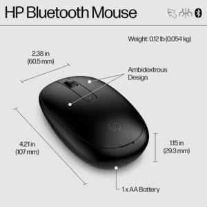 HP 240 Black BT Mouse EURO - Image 4
