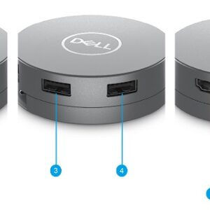 Dell 6-in-1 USB-C Multiport Adapter-DA305 - Image 3