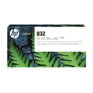 HP 832 1-liter Overcoat Latex Ink Cartridge - Image 1