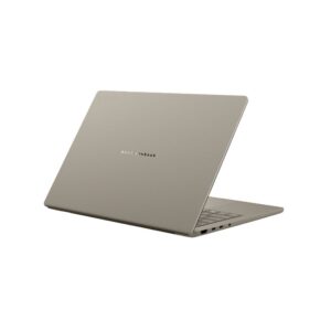 UX3407QA-QD197W Zenbook 14 OLED / UX3407QA-QD197W / UMA / WUXGA (1920 x 1200) OLED 16:10 aspect ratio 60Hz refresh rate 400nits / Snapdragon® X  X1 26 100 Processor (30MB Cache, up to 2.97GHz,  8 cores, 8 Threads)  Qualcomm® Hexagon™ NPU up to 45TOPS / LPDDR5X 16GB RAM / 512GB M.2 NVMe™ PCIe® 4.0 SSD / 1x USB 3.2 Gen 2 Type-A (data speed up to 10Gbps) 2x USB 4.0 Gen 3 Type-C with support for display / power delivery (data speed up to 40Gbps) 1x HDMI 2.1 TMDS 1x 3.5mm Combo Audio Jack / Beige / W11H - Image 3