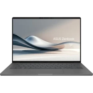 UX3407QA-QD215W Zenbook 14 OLED / UX3407QA-QD215W / UMA / UMA / WUXGA (1920 x 1200) OLED 16:10 aspect ratio 60Hz refresh rate 400nits / Snapdragon® X  X1 26 100 Processor (30MB Cache, up to 2.97GHz,  8 cores, 8 Threads)  Qualcomm® Hexagon™ NPU up to 45TOPS / LPDDR5X 16GB RAM / 512GB M.2 NVMe™ PCIe® 4.0 SSD / 1x USB 3.2 Gen 2 Type-A (data speed up to 10Gbps) 2x USB 4.0 Gen 3 Type-C with support for display / power delivery (data speed up to 40Gbps) 1x HDMI 2.1 TMDS 1x 3.5mm Combo Audio Jack / Grey / W11H - Image 4