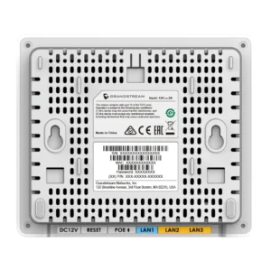 Grandstream GWN7603,Indoor Wi-Fi Access Point, 2x2:2 2.4G/5G, 1x GbE PoE, 2x GbE with PSE, 1x GbE, up to 100m coverage, 100+ wireless clients, 1.27Gbps aggregate wireless throughput - Image 2