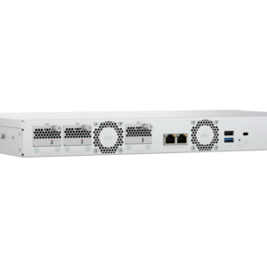 1U 4-bay 3.5" SATA + 3 x E1.S/PCIe M.2 2280 short depth 12" rackmount NAS, Intel Atom x7405C quad-core, 8GB RAM SODIMM DDR5 (1 x DDR5 SODIMM slots, Max. 16GB), 2 x M.2 PCIe Gen3 x1 slots, 2 x 2.5GbE, 1 x USB 3.2 Gen1, 1 x USB 2.0, 1 x 150W PSU - Image 3