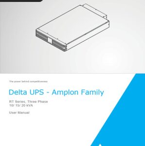 Delta Electronics RT 15kVA, 3:1/3:3, 400V, PF unity, 2U height, charging current up to 8A - Image 3