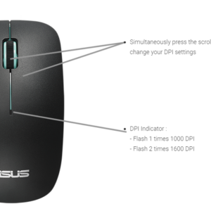 WT300 MOUSE/BK-RD//2-4GHZ - Image 3