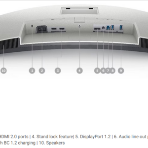 Dell 32 Curved 4K UHD Monitor - S3221QSA - 80cm - Image 7