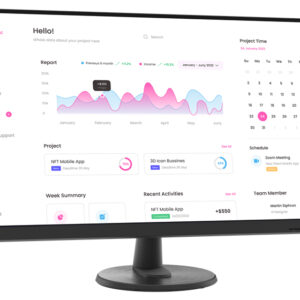 Lenovo PCG Lenovo D32-40 31.5" FHD (1920x1080) VA, 4 ms, 75Hz, 250 nits, 1x HDMI 1.4, 1... - Image 3