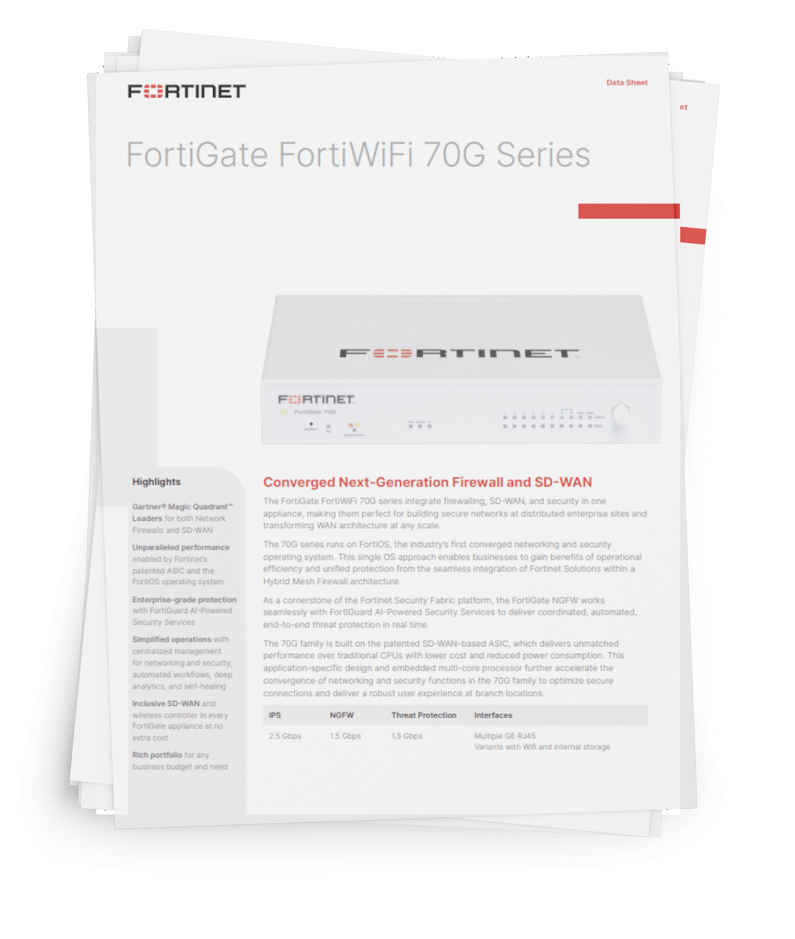 Fortinet FortiGate-70F Network Firewall - myCloud.ge Store