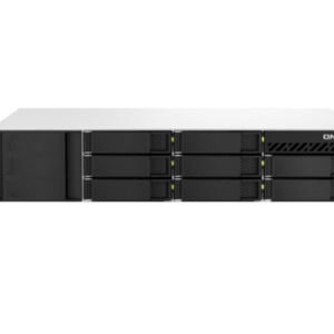QNAP 8-bay 2U short depth 12" rackmount NAS, Intel Celeron N5095 quad-core, 8 GB onboar... - Image 1