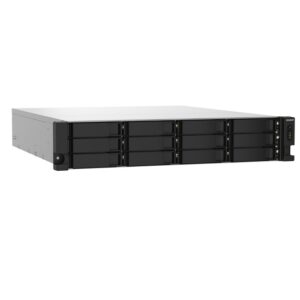 QNAP 12-Bay AL324 quad-core 1.7 GHz rackmount NAS with 250W redundant PSU, 4GB DDR4 UDI... - Image 3