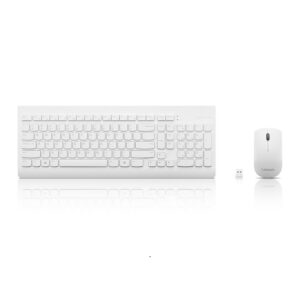 Lenovo PCG Lenovo 510 Wireless Keyboard and Mouse Combo (White) -Russian - Image 4