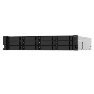 QNAP 12-Bay AL324 quad-core 1.7 GHz rackmount NAS with 250W redundant PSU, 4GB DDR4 UDI... - Image 4