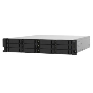 QNAP 12-Bay AL324 quad-core 1.7 GHz rackmount NAS with 250W redundant PSU, 4GB DDR4 UDI... - Image 5