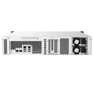 QNAP 12-Bay AL324 quad-core 1.7 GHz rackmount NAS with 250W redundant PSU, 4GB DDR4 UDI... - Image 6