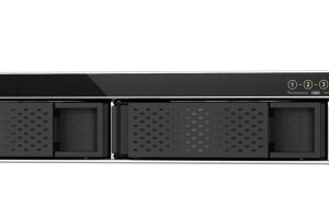 QNAP 4-Bay quad-core 2.0 GHz short-depth 1U rackmount NAS with 100W power supply, 4GB R... 5 QNAP 4-Bay quad-core 2.0 GHz short-depth 1U rackmount NAS with 100W power supply, 4GB R... - Image 3