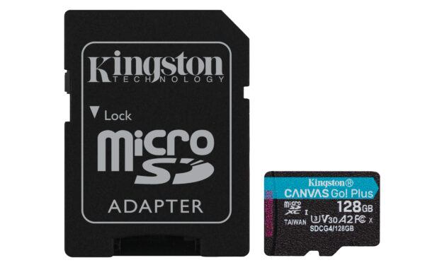 Kingston 128GB microSDXC Canvas Go Plus Gen4 200MB 2 sdcg4 128gb p717 ext 1 i30 mk h36f6d2f