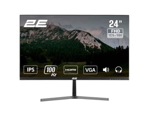 2E D2425B monitor — front 2E D2425B 23.8-inch FHD IPS 100Hz monitor, front view