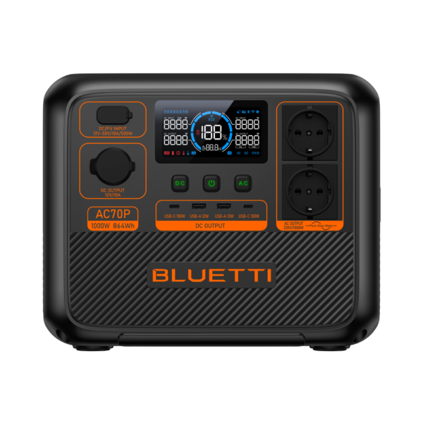Bluetti AC70P Portable Power Station 1000W 8 Bluetti AC70P Portable Power Station 1000W